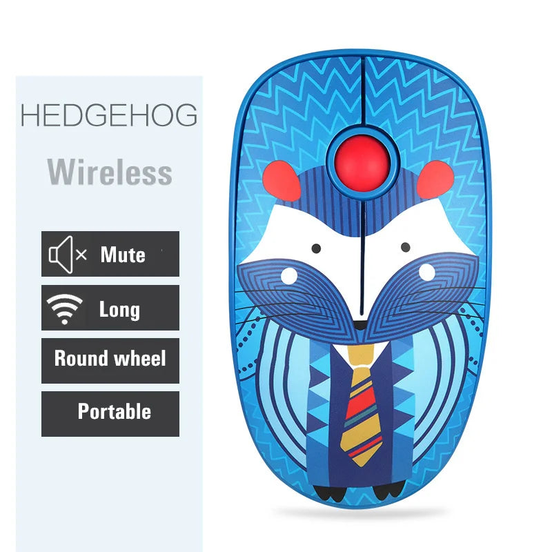 laptop wireless mouse mute cute cartoon Office Games unlimited family mouse