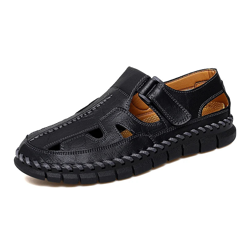 Handmade Men's Shoes Outdoor Shoe Men Casual Men Shoes Breathable Suede Leather Shoe Anti-Skid Walking Shoe Hot Sale Footwear