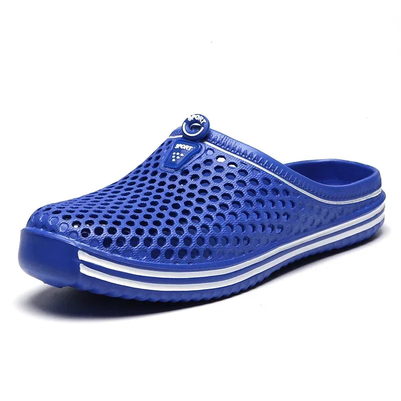 YRZL Chinelos de Praia para Homem e Mulher, Ocos, Casuais, Sandálias de Praia, Chinelos Antiderrapantes, Tamanhos 36-45, Chinelos de Homem