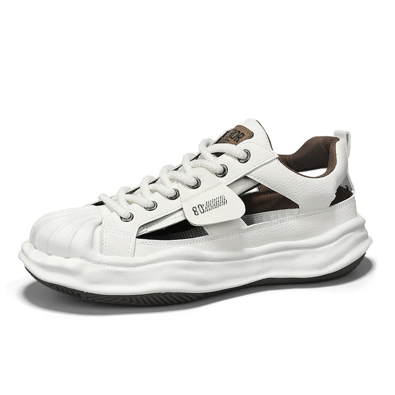 New Men'S Fashionable Outdoor Casual Shoes Comfortable And Breathable Sports Shoes Anti Slip And Wear-Resistant Walking Shoes