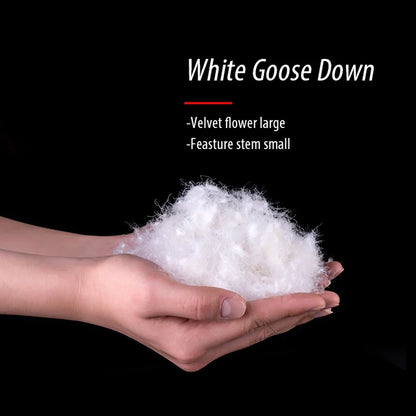 Winter Thermal 90% White Goose Down Slipper Booties Warm Socks Shoe Foot Warmer Cover For  Bed Camping Sleeping Bag Tent
