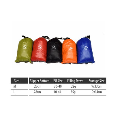 Winter Thermal 90% White Goose Down Slipper Booties Warm Socks Shoe Foot Warmer Cover For  Bed Camping Sleeping Bag Tent