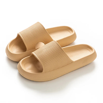Cloud Slippers Women Indoor Bathroom Slides Soft EVA Anti-Slip Home Floor Slides Ladies Summer Shoes