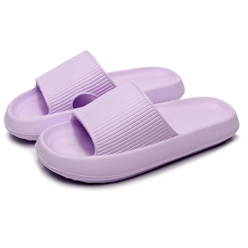 Cloud Slippers Women Indoor Bathroom Slides Soft EVA Anti-Slip Home Floor Slides Ladies Summer Shoes