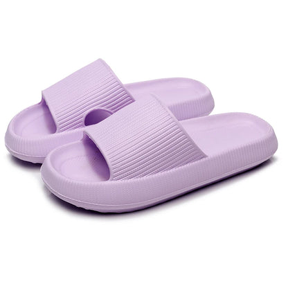 Cloud Slippers Women Indoor Bathroom Slides Soft EVA Anti-Slip Home Floor Slides Ladies Summer Shoes