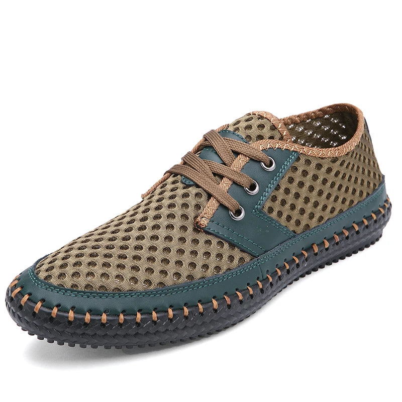 New Men's Casual Shoes Breathable Slip On Mesh Shoes Men Classic Tenis Masculino Zapatos Hombre Sapatos Sneakers Water Loafers
