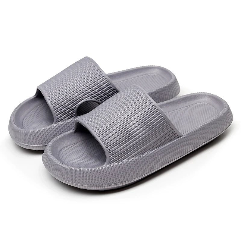 Cloud Slippers Women Indoor Bathroom Slides Soft EVA Anti-Slip Home Floor Slides Ladies Summer Shoes