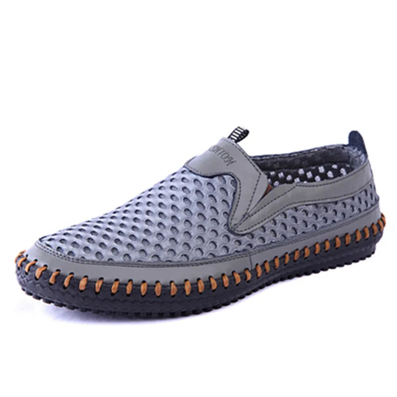 New Men's Casual Shoes Breathable Slip On Mesh Shoes Men Classic Tenis Masculino Zapatos Hombre Sapatos Sneakers Water Loafers