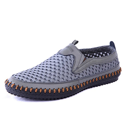 New Men's Casual Shoes Breathable Slip On Mesh Shoes Men Classic Tenis Masculino Zapatos Hombre Sapatos Sneakers Water Loafers