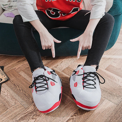 Unisex One Size Fits Most Eu 36-43 Winter Indoor Cotton Shoes Woman Warmth Home Slippers Women/Men Snug Sneakers Ladies Slipper