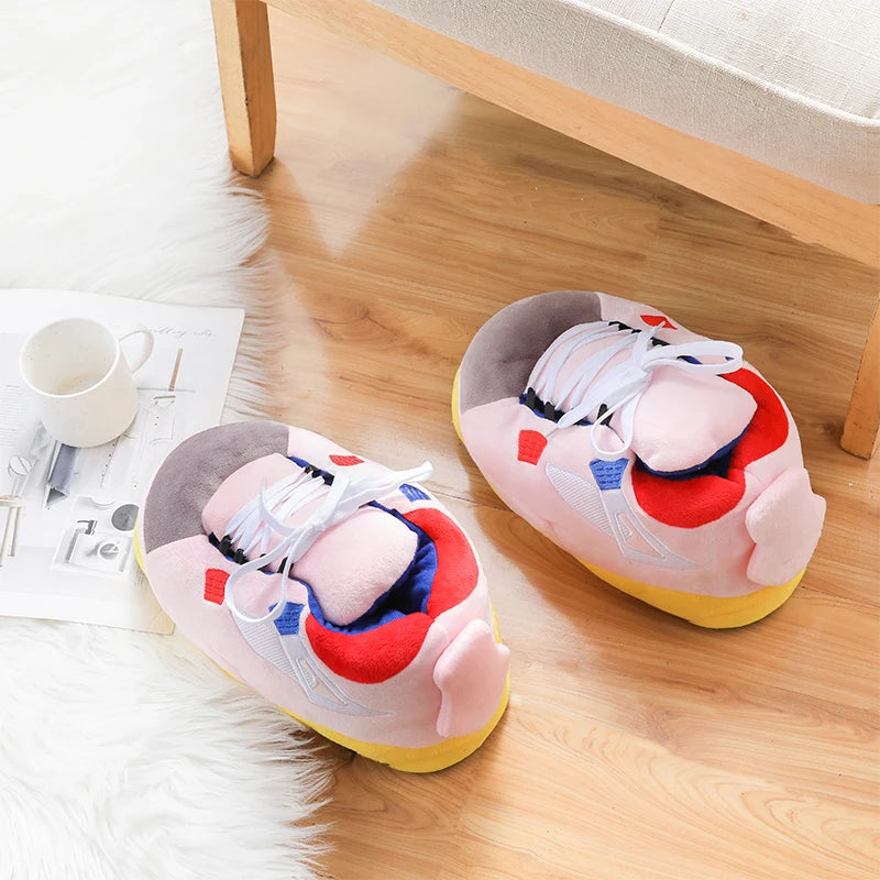 Unisex One Size Fits Most Eu 36-43 Winter Indoor Cotton Shoes Woman Warmth Home Slippers Women/Men Snug Sneakers Ladies Slipper