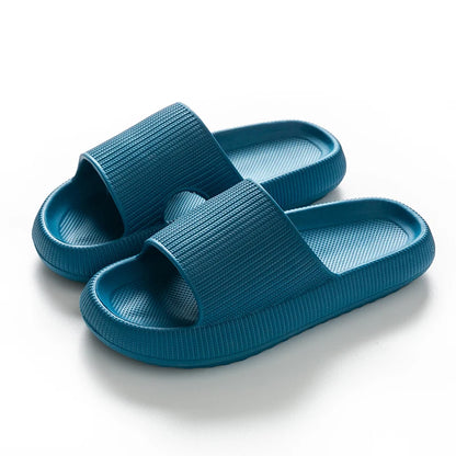 Cloud Slippers Women Indoor Bathroom Slides Soft EVA Anti-Slip Home Floor Slides Ladies Summer Shoes