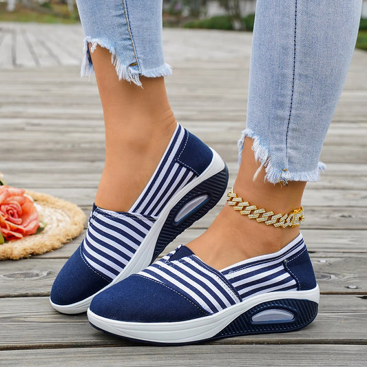 Shoes for Women Summer Casual Flats Ladies Fashion Leather Soft Sole Non-Slip Feminino Round Head Sports Shoes