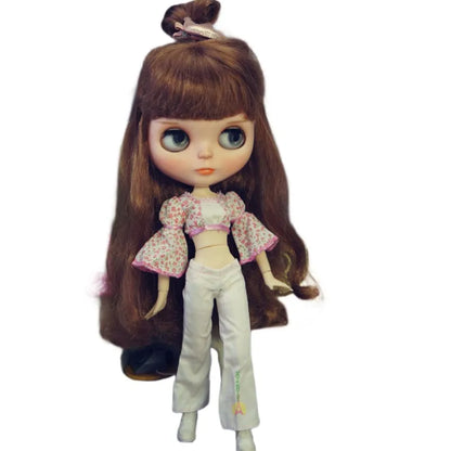 1/6 Doll Dresses For Blythy Jenny Doll Sweetpie Luxury Dress Fashion Doll Clothes For Licca Doll Kids Toy