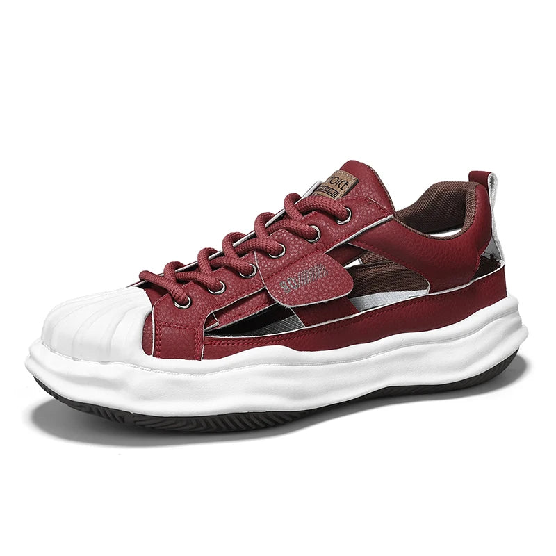 New Men'S Fashionable Outdoor Casual Shoes Comfortable And Breathable Sports Shoes Anti Slip And Wear-Resistant Walking Shoes