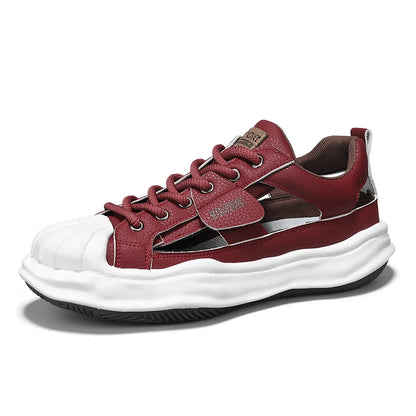 New Men'S Fashionable Outdoor Casual Shoes Comfortable And Breathable Sports Shoes Anti Slip And Wear-Resistant Walking Shoes