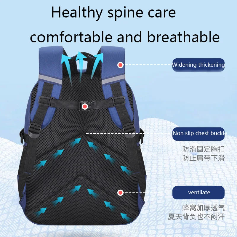 Mochila Escolar Infantil para Meninos Mochila Escolar de Astronauta Impermeável Mochila Escolar Primária Mochila Infantil