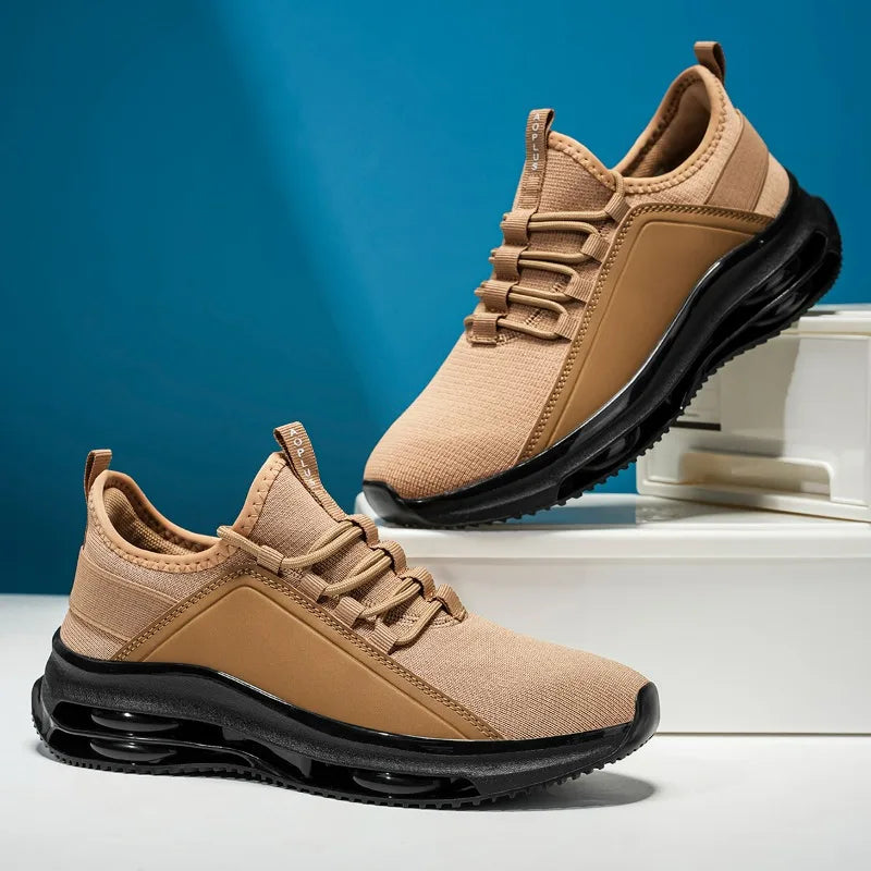 Ténis de Trabalho Sapatos de Biqueira de Aço Homem Sapatos de Segurança Calçado de Trabalho Anti-perfuração Botas Moda Calçado Indestrutível Segurança