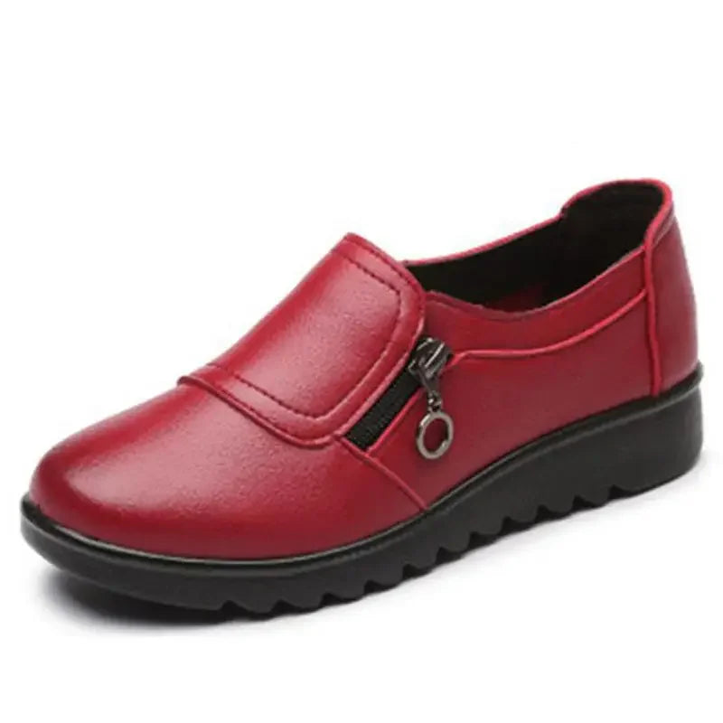 BEYARNE sapatilhas femininas nova coleção, sapatilhas rasas da moda, sapatos de couro genuíno, mocassins femininos, sapatos slip-on sapatos femininos