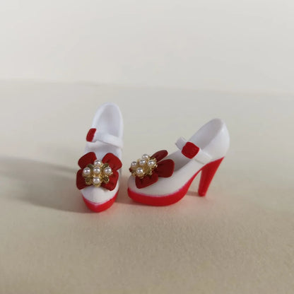 Quality DIY Shoes High Heels Cute Multicolors Casual Sandal Doll Accessories Original Doll Shoes for 1/6 BJD 30cm Dolls