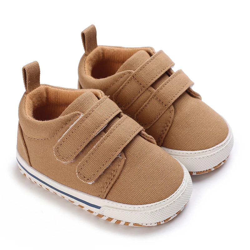 Newborn Male Baby Shoes Soft Soled Crib Shoes Warm Boots Anti Slip Sports Shoes 0-18 Months Old The First Walking Shoe