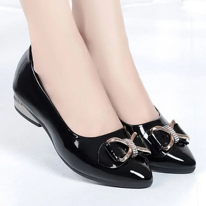 sapatos femininas women light weight elegant sky blue comfort slip on square heel shoes lady cute office career work shoes ea184