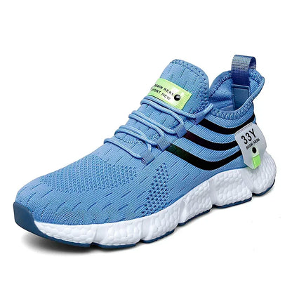 Men's Sneakers Mesh Breathable Running Shoes Male Light Non-slip Classic Sports Casual White Shoes Women Couple Tenis Masculino