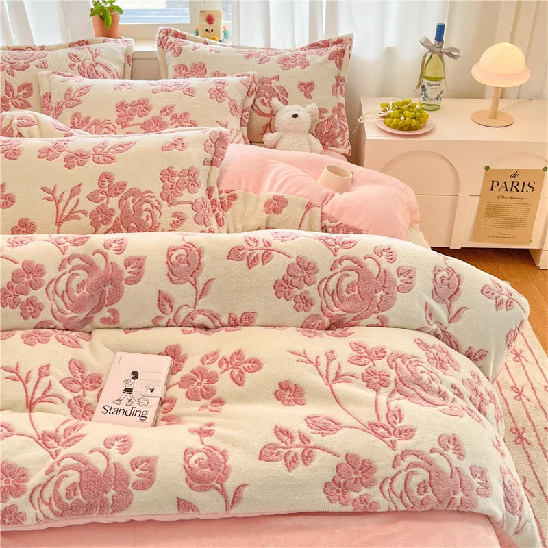 Ultra-Soft Flannel Duvet Cover 1Pc- Single Piece, Warm for Winter Nights, Plush Bedding for Bedroom, Easy Care, No Pillowcase
