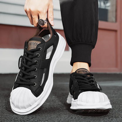 New Men'S Fashionable Outdoor Casual Shoes Comfortable And Breathable Sports Shoes Anti Slip And Wear-Resistant Walking Shoes