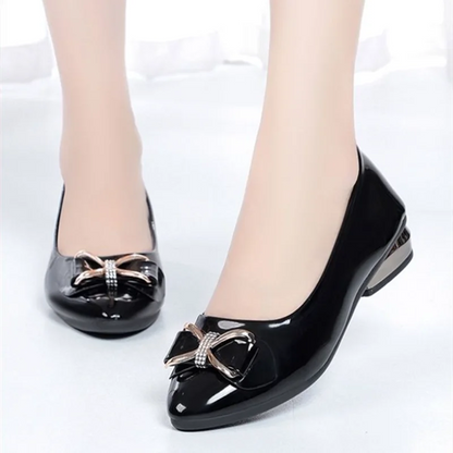 Cresfimix Sapatos Femininas Women Sexy High Quality Black Pu Leather Square High Heel Shoes for Party Sexy Female Pumps A1470