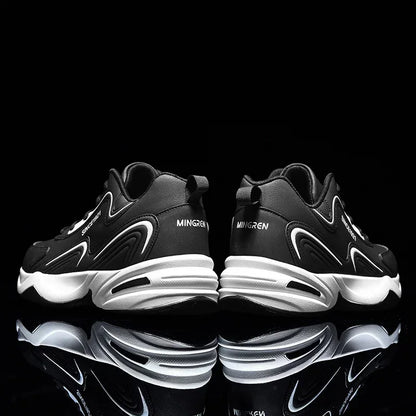 Sapatilhas Casuais Masculinas para Exterior, Caminhada, Confortáveis, Desportivas, Sapatos de Corrida para Homem, Sapatilhas de Couro Impermeáveis de Alta Qualidade para Inverno, Ténis Feminino