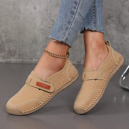 Women's Suede Loafers 2025 Casual Flat Shoes Comfortable Slip on Shoes Luxe Designer Schoenen Da Size 36 43aut É Tenis Feminino