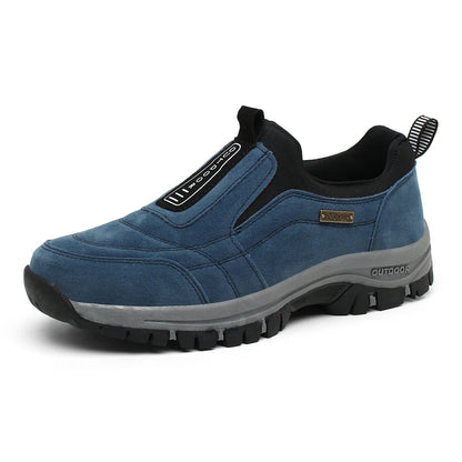 Classic Outdoor Men Sneakers Spring Slip On Casual Shoes Breathable Suede Leather Shoe Anti-skid Walking Shoe Hot Sale Footwear