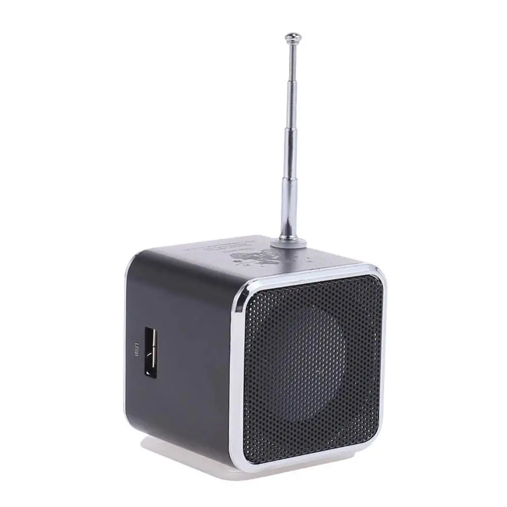 Mini Radio FM Bluetooth Speaker Portable Small Wireless Music Sound Box Bocina MP3 Player Coluna Column Bluetooth Caixa De Som