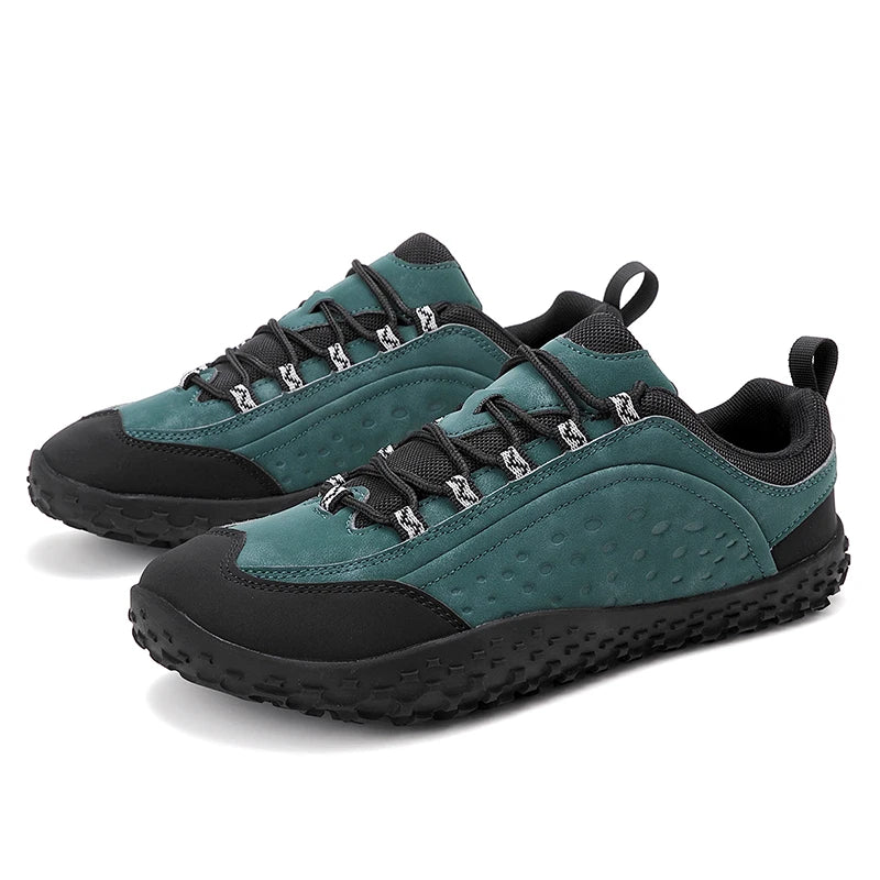 Outdoor Hiking Shoes Slip on Mountaining Shoes Men Wide-Toe-Box Barefoot Shoes for Men Walking Shoes Man Runnign Shoes Sneakers