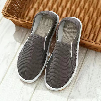 2025 New Summer Mesh Shoes Men Slip-On Flat Sapatos Hollow Out Comfortable Father Shoes Man Casual Moccasins Basic Espadrille