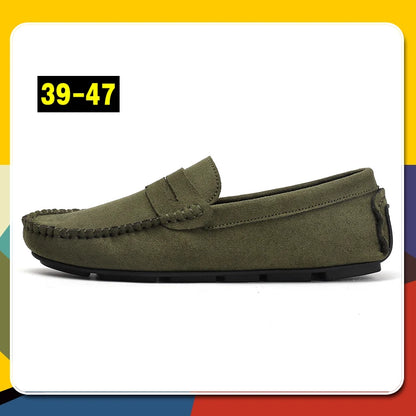Hot Selling Men's Sneaker 47 Slip On Flat Shoes Fashionable and Casual Men's Shoes Outdoor Soft and Comfortable Driving Footwear