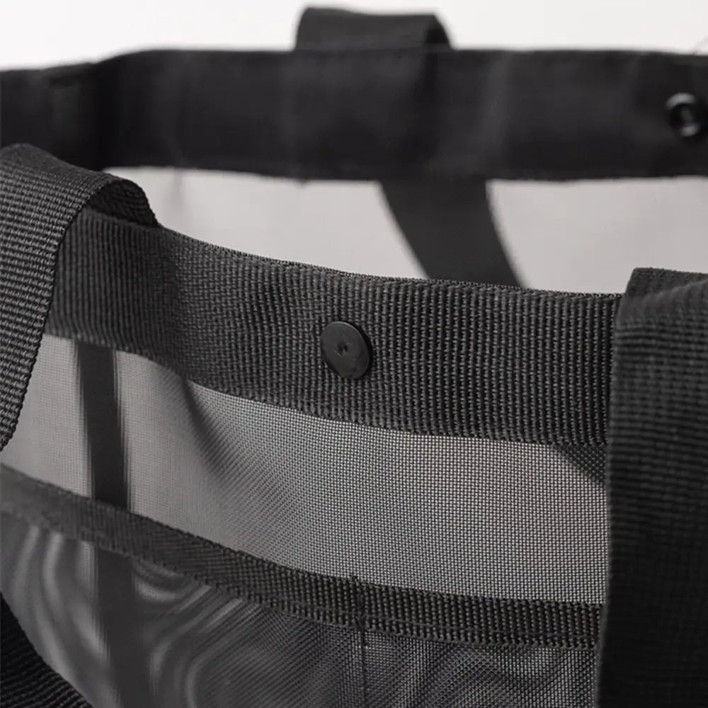 Hollow Large Capacity Makeup Storage Bag Women Multifunctional Mesh Shoulder Bag Travel Transparent Bag Beach Bags
