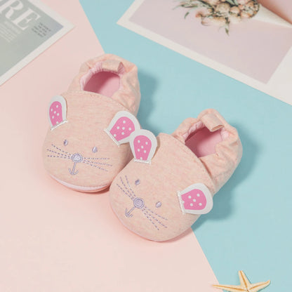 Baby Unisex Cotton Shoes Cute Animal Bee Anti-Slip Soft Bottom Baby Boy Girl Shoes First Walkers Newborn Toddler Crib Shoes 2023