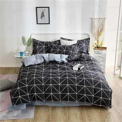 Cute Cartoon Print Duvet Cover 220x240 Lovely Pattern Adults Kids Quilt Cover AB Double-sided Comforter Covers No Pillow Cases