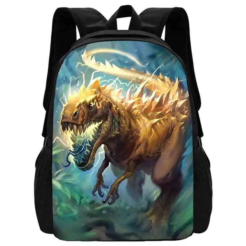 Mochila Escolar de Dinossauro para Crianças, Mochilas Escolares para Rapazes, Leve, com Estampas de Animais de Desenhos Animados, Mochila Infantil Durável