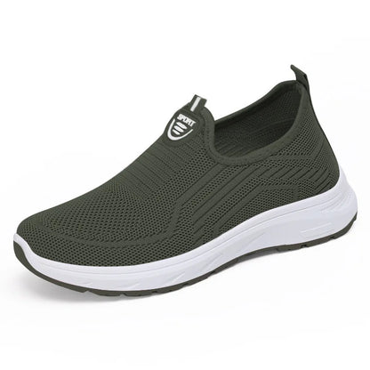Sapatilhas Slip On para Mulher, Sapatilhas Respiráveis Brancas para Mulher, Sapatilhas Casuais, Sapatilhas Desportivas, Sapatilhas Vulcanizadas Confortáveis para Mulher