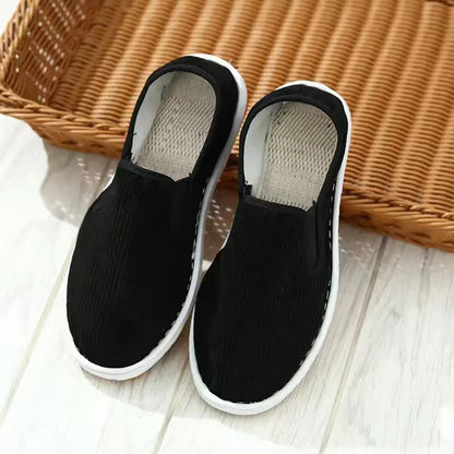 2025 New Summer Mesh Shoes Men Slip-On Flat Sapatos Hollow Out Comfortable Father Shoes Man Casual Moccasins Basic Espadrille