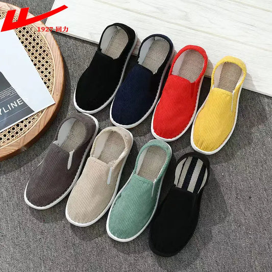 2025 New Summer Mesh Shoes Men Slip-On Flat Sapatos Hollow Out Comfortable Father Shoes Man Casual Moccasins Basic Espadrille