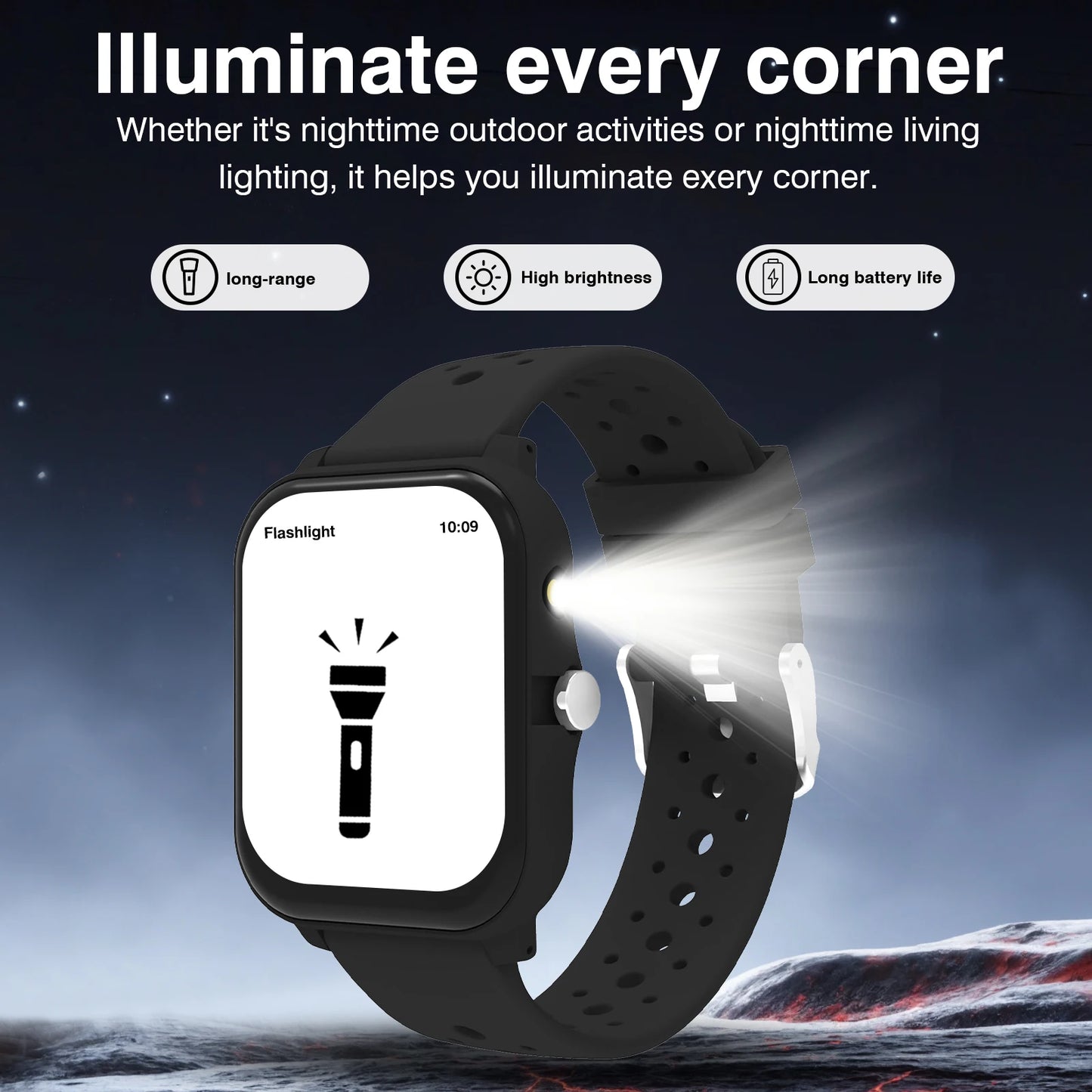 Smart Watch, Chamada/Marcação sem fios, Modo Multi-desportos, Vários Lembretes de Aplicações, Adequado para Homens e Mulheres, Compatível com IPhone/An