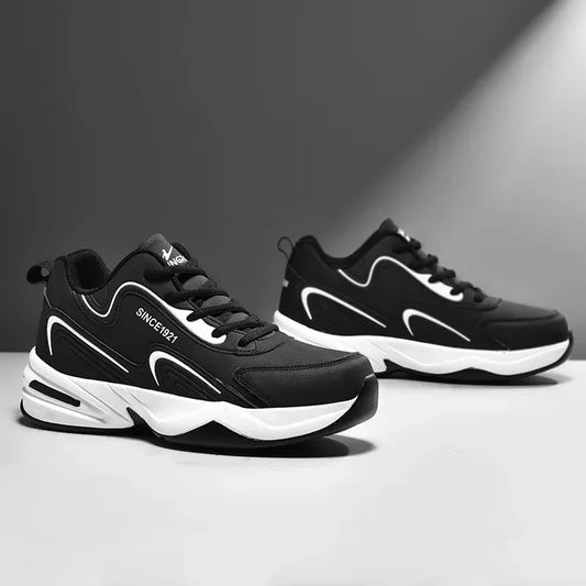 Mens Casual Sneakers Outdoor Walking Soft Man Sports Running Shoes Waterproof Leather Sneaker High Quality Winter Tenis Femimino