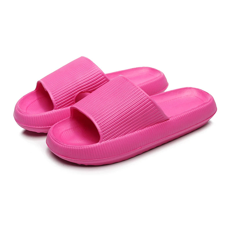 Cloud Slippers Women Indoor Bathroom Slides Soft EVA Anti-Slip Home Floor Slides Ladies Summer Shoes