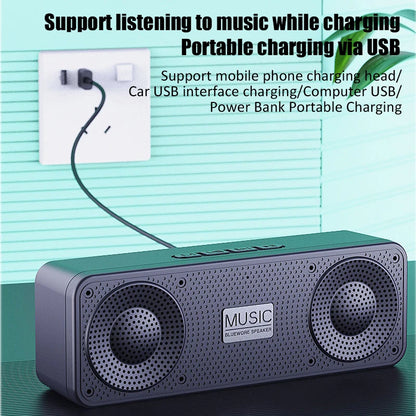 S18 Coluna Bluetooth Criativa Sem Fios, Áudio para Telemóvel, Subwoofer para Computador, Rádio Portátil para Exterior