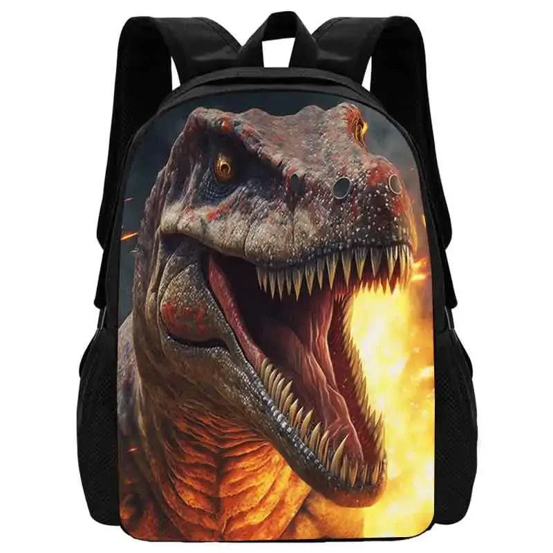 Mochila Escolar de Dinossauro para Crianças, Mochilas Escolares para Rapazes, Leve, com Estampas de Animais de Desenhos Animados, Mochila Infantil Durável