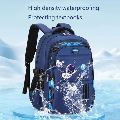 Mochila Escolar Infantil para Meninos Mochila Escolar de Astronauta Impermeável Mochila Escolar Primária Mochila Infantil
